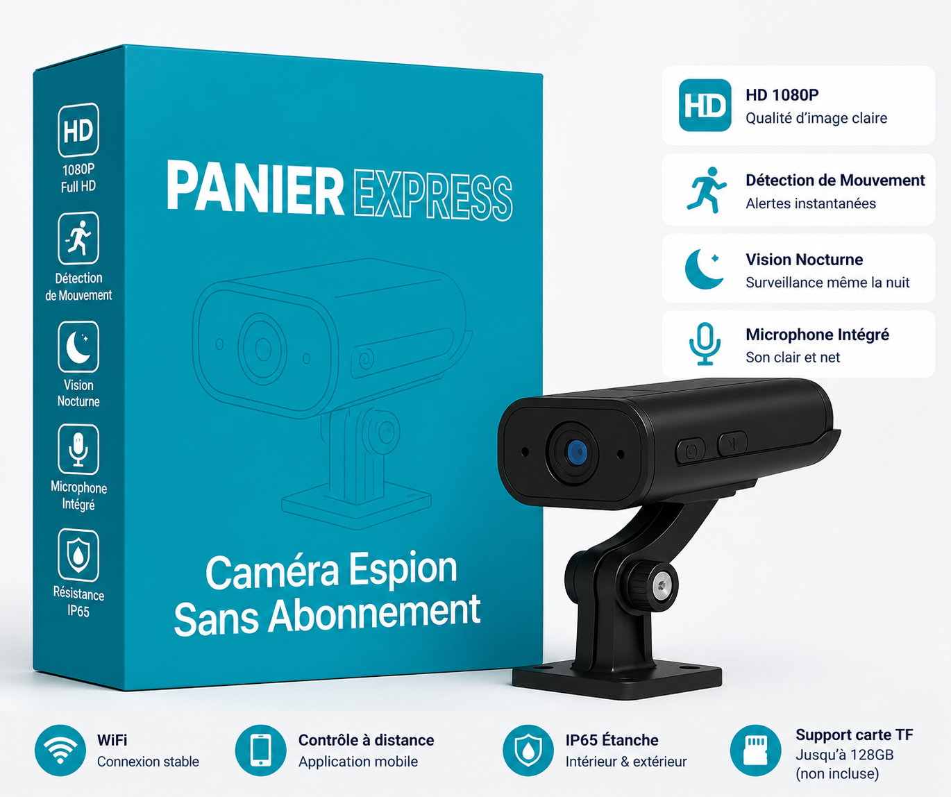 Panier Express - Caméra WiFi avec détection de Mouvement