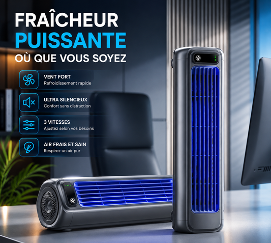 Climatiseur Mobile Silencieux Sans Évacuation