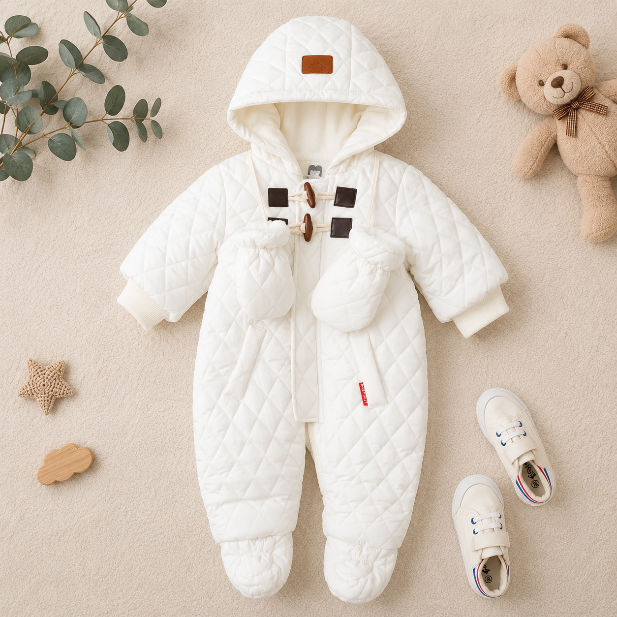 Combinaison Bébé Velours Ultra Douce