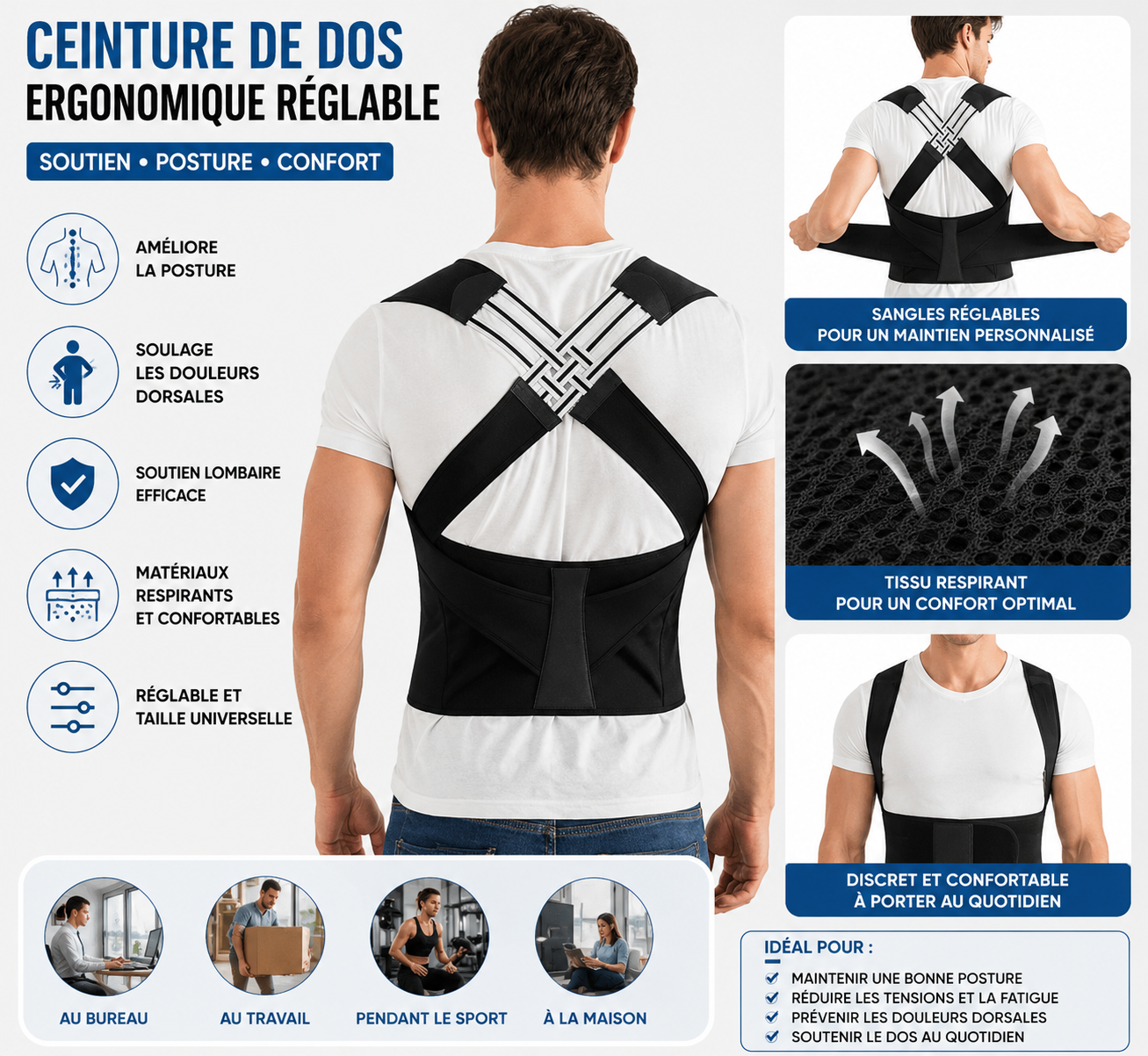 Ceinture de Soutien Dorsal