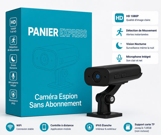 Panier Express - Caméra WiFi avec détection de Mouvement