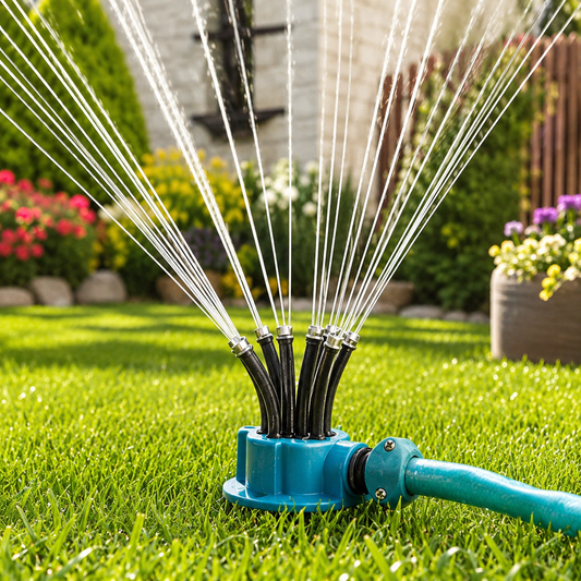Arroseur Rotatif 360° pour Pelouse et Jardin
