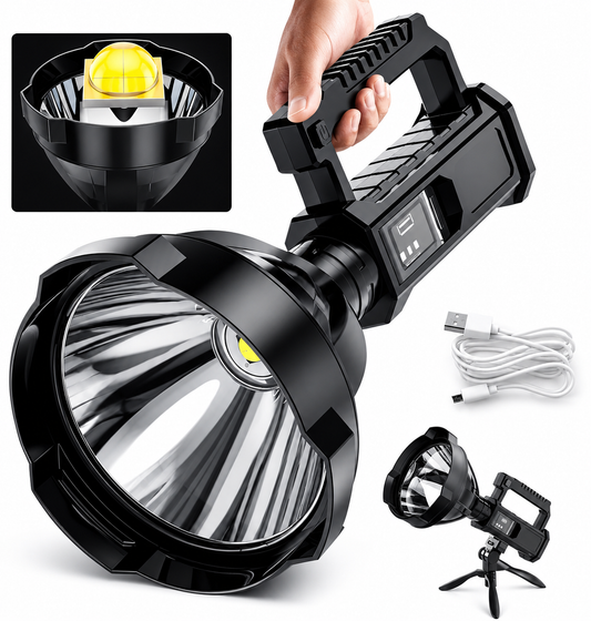 Lampe Torche LED Ultra Puissante Rechargeable USB