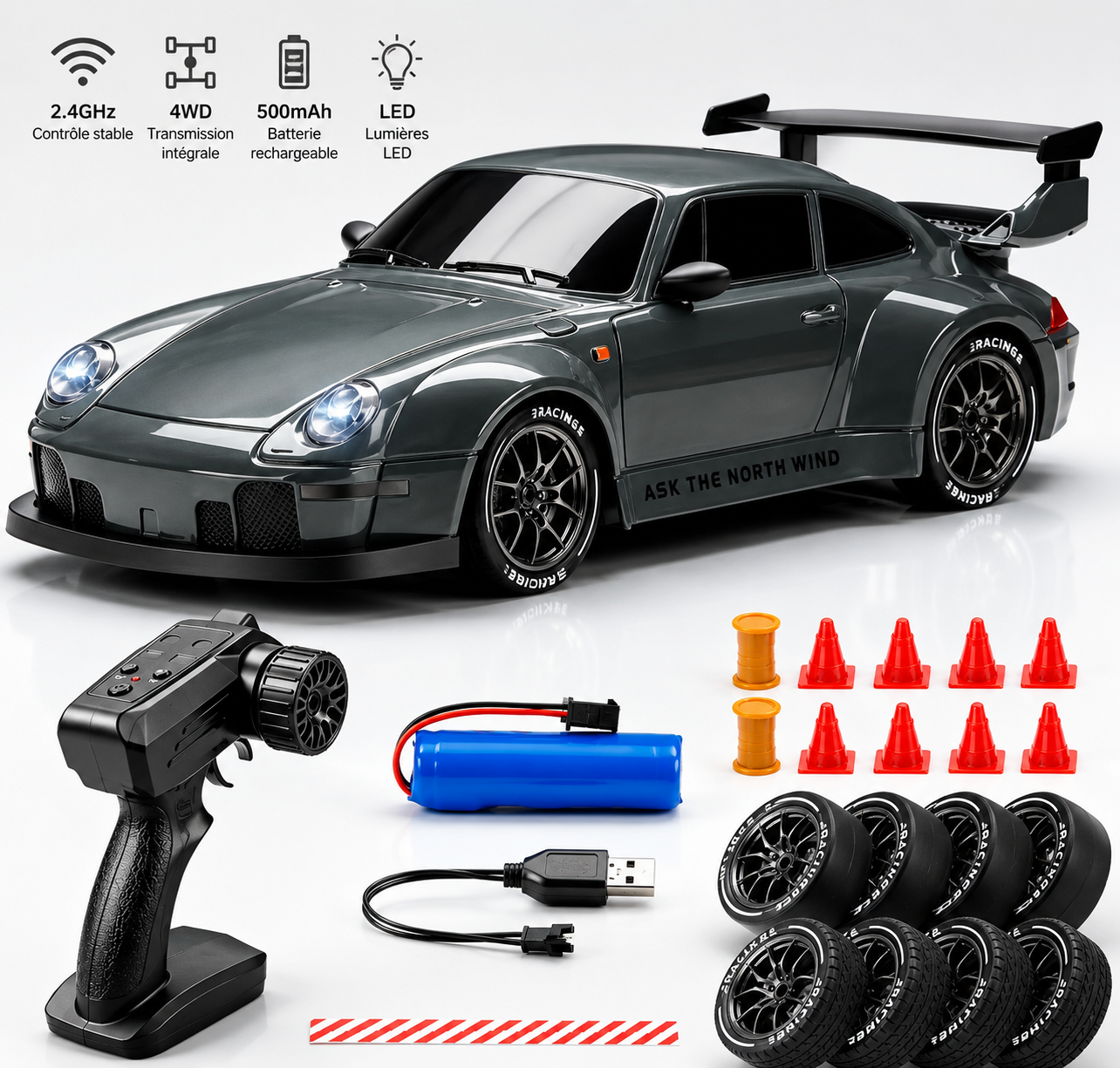 Panier Express - Voiture RC Drift Rechargeable Haute Performance