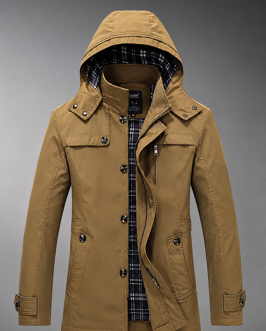 Veste Homme Imperméable Coupe Ajustée