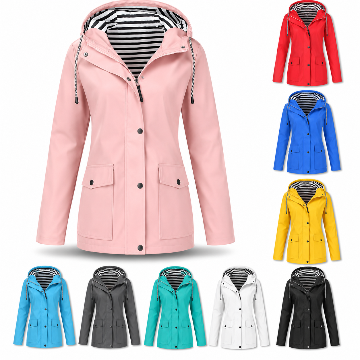 Veste Imperméable de Femme Élégante