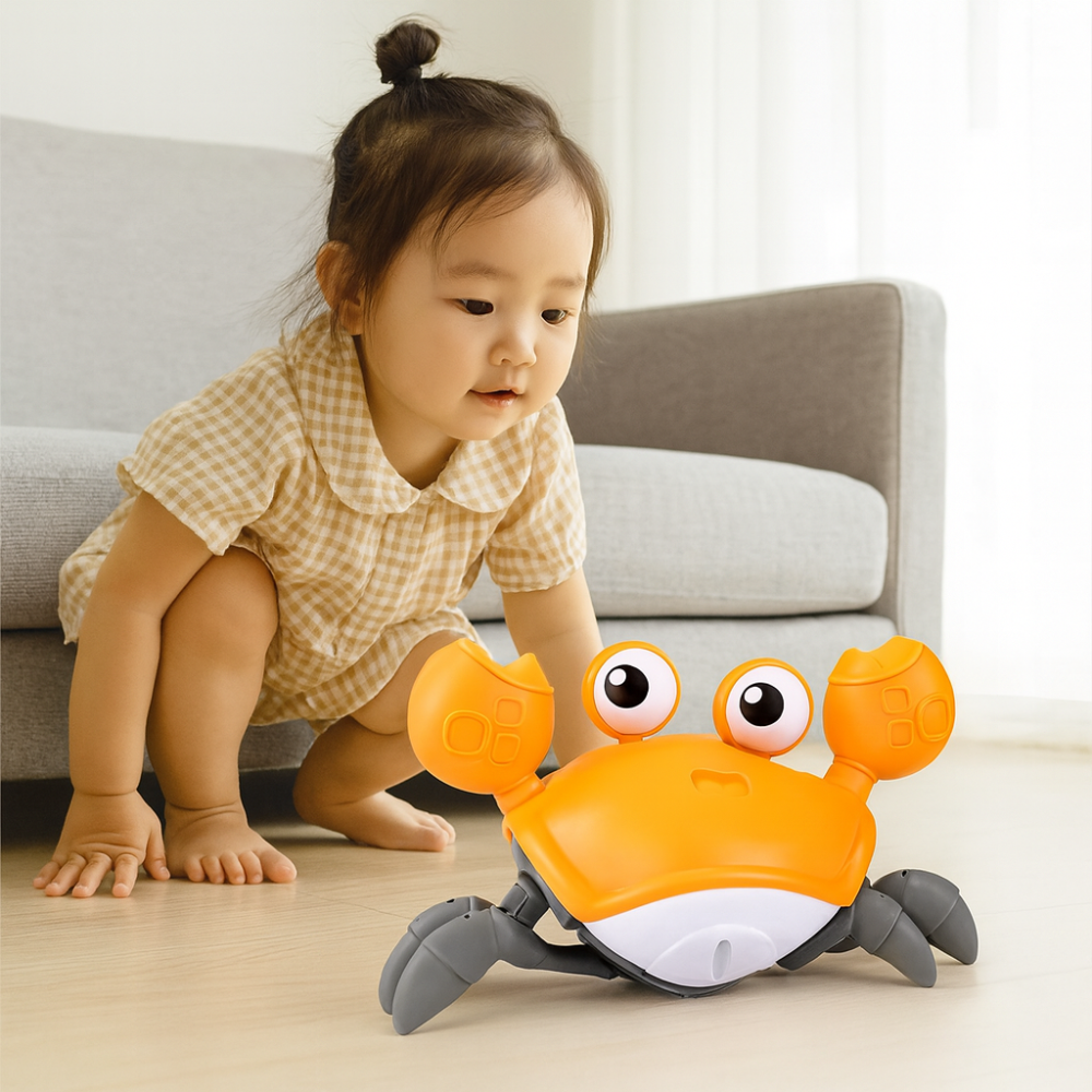 Crabe Danseur Musical et Lumineux pour Bébé