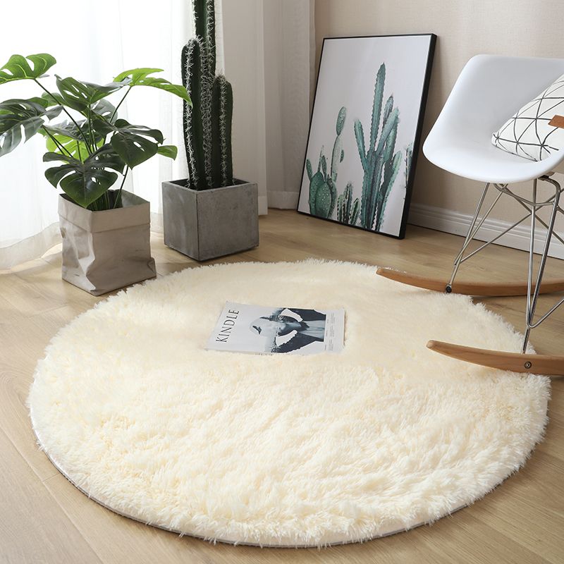Tapis Rond Doux et Moelleux