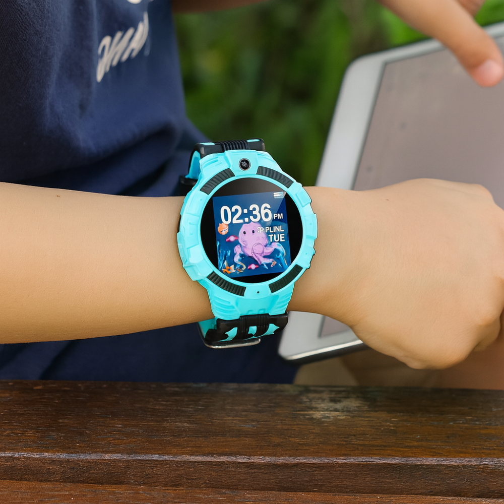 Montre Enfant Intelligente Colorée avec Caméra et Écran Tactile