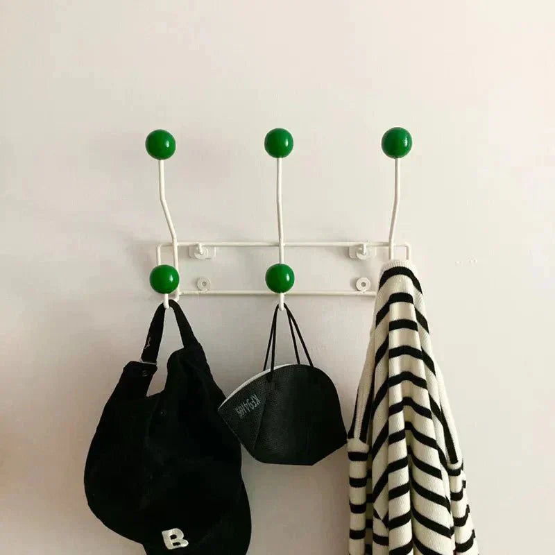 Ensemble de Patères Vintage en Métal pour Manteaux et Accessoires