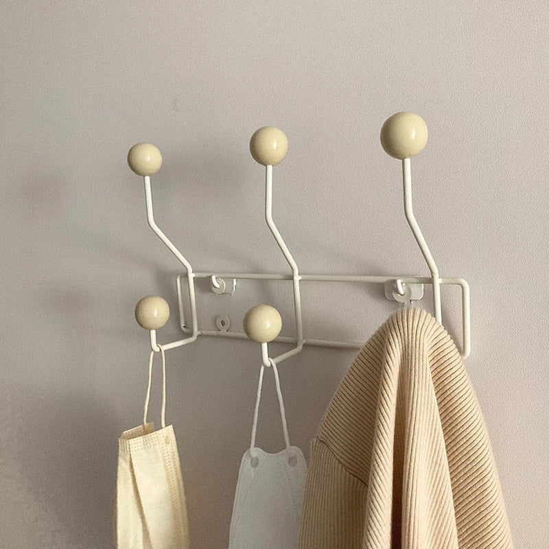 Ensemble de Patères Vintage en Métal pour Manteaux et Accessoires